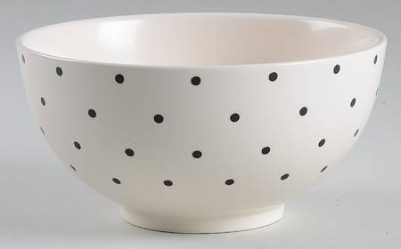 Larabee Dot Cream Soup/Cereal Bowl