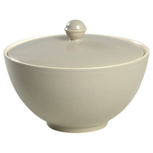 Larabee Dot Grey Sugar Bowl & Lid