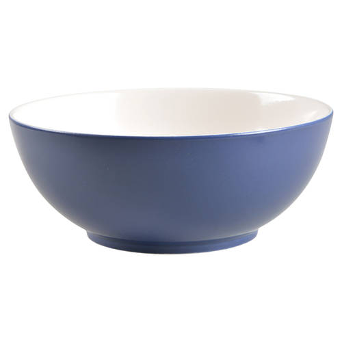 Larabee Dot Navy Blue 7" Individual Pasta Bowl