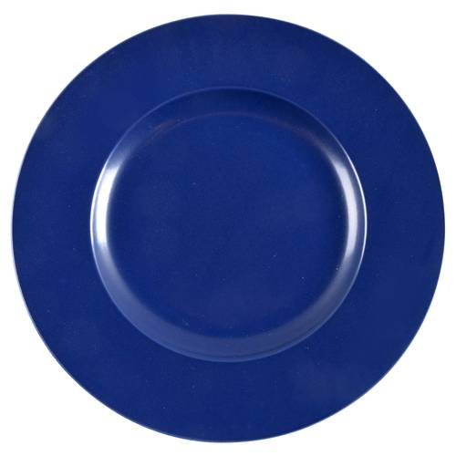 Larabee Dot Navy Blue Accent Luncheon Plate
