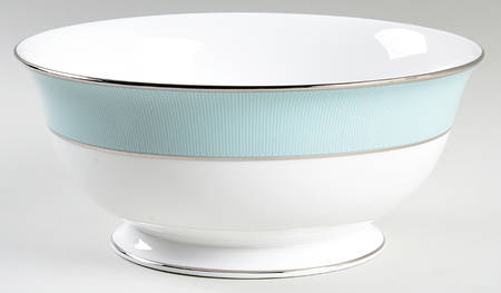 Clara Aqua 8" Round Serving Bowl
