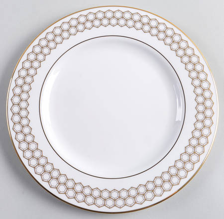 Prismatic Gold Salad Plate