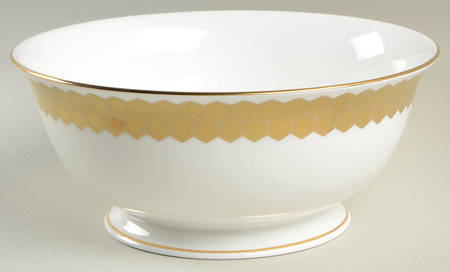 Prismatic Gold 8" Round Serving Bowl
