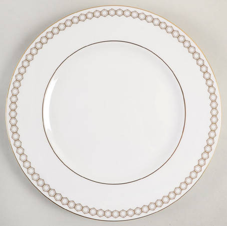 Prismatic Gold Dinner Plate