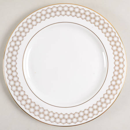 Prismatic Gold Salad Plate
