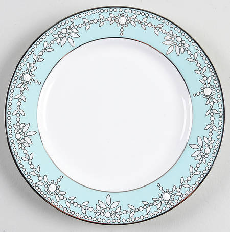 Empire Pearl Turquoise Bread & Butter Plate