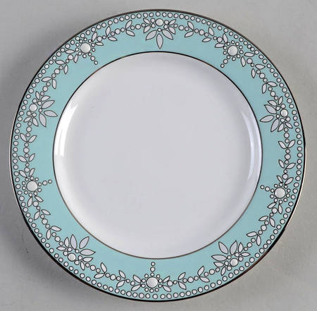Empire Pearl Turquoise Bread & Butter Plate