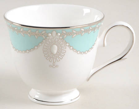 Empire Pearl Turquoise Footed Cup
