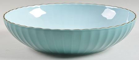 Marchesa Shades Teal 8" Individual Pasta Bowl