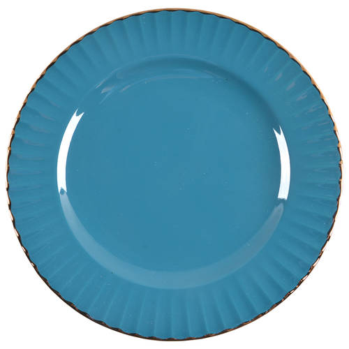 Marchesa Shades Teal Party Plate