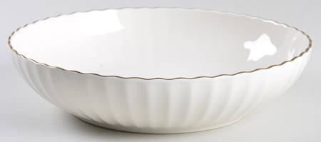 Marchesa Shades White 9" Individual Pasta Bowl