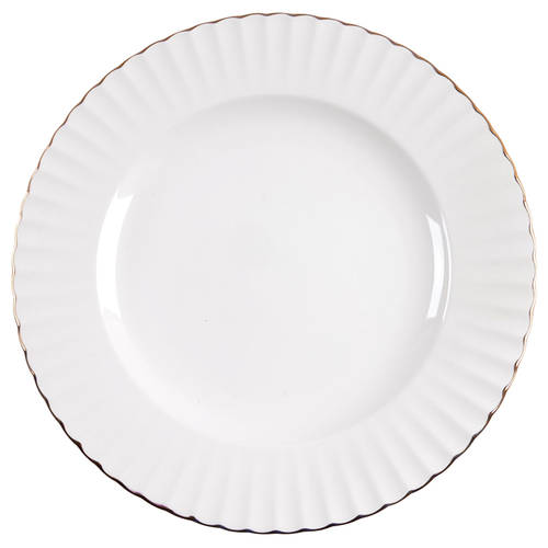 Marchesa Shades White Accent Luncheon Plate