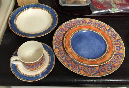 Dynasty Flat Cup & Saucer Set