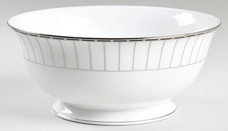 Platinum Onyx 8" Round Serving Bowl