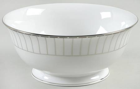 Platinum Onyx 8" Round Serving Bowl