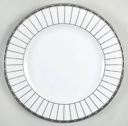 Platinum Onyx Salad Plate