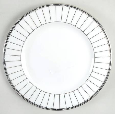 Platinum Onyx Salad Plate