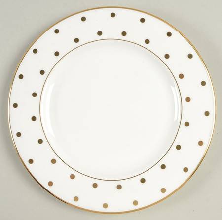 Larabee Road Gold Salad Plate