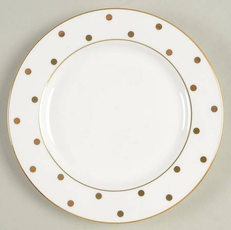 Larabee Road Gold Bread & Butter Plate