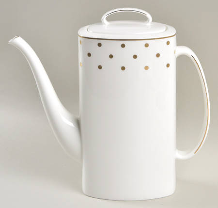 Larabee Road Gold Coffee Pot & Lid