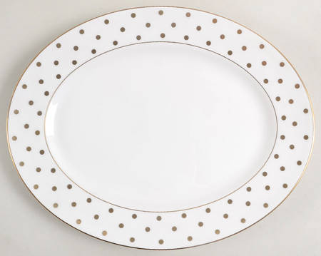 Larabee Road Gold 13" Oval Serving Platter