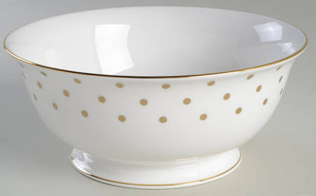 Larabee Road Gold 8" Round Serving Bowl