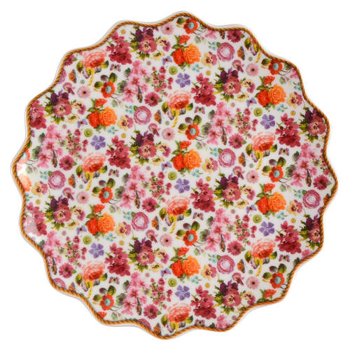 Isabelle Floral Tidbit Plate by Lenox