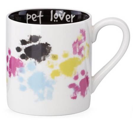 Pet Lover Paw Prints Mug