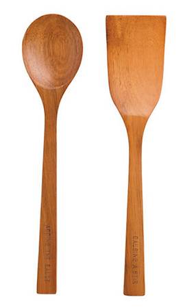 All in Good Taste (2 Pc) Wood Serving Set (Spoon & Spatula)