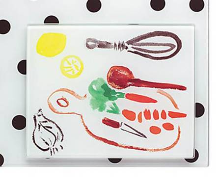 Pretty Pantry Rectangular Glassware Cutting Board