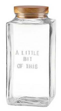 All in Good Taste Large Glassware Canister