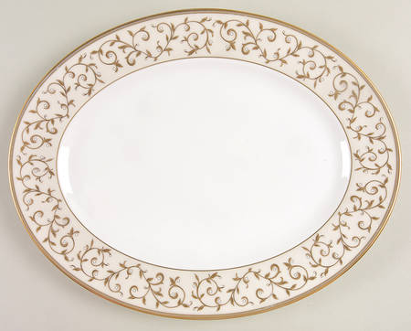 Opal Innocence Gold 13" Oval Serving Platter