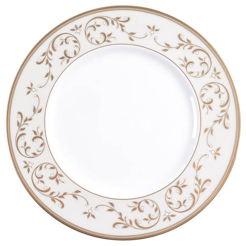 Opal Innocence Gold Accent Luncheon Plate