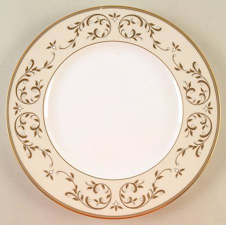 Opal Innocence Gold Dinner Plate