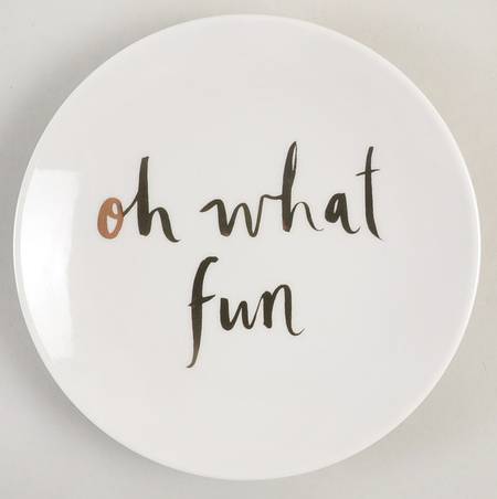 Arbor Village Tidbit Plate
