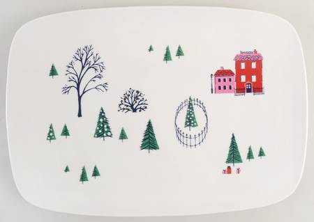Arbor Village 15" Rectangular Serving Platter