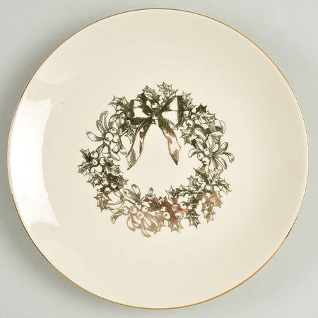Golden Holidays Dessert/Pie Plate