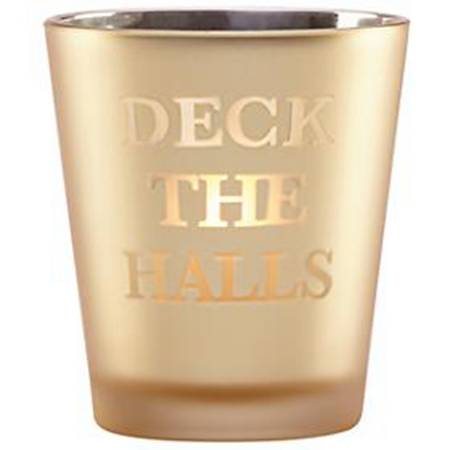 Golden Holidays Glassware Votive Candleholder