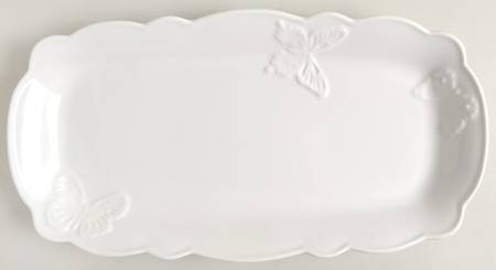 Butterfly Meadow Carved (Vanilla) Hors d'Oeuvre Tray