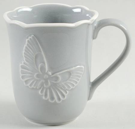 Butterfly Meadow Carved (Slate) Mug