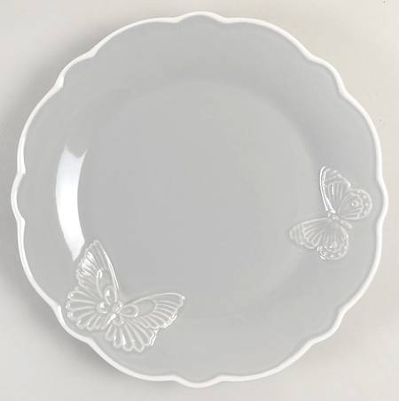 Butterfly Meadow Carved (Slate) Accent Salad Plate