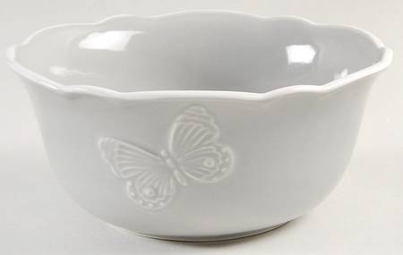 Butterfly Meadow Carved (Slate) 6" All Purpose Bowl