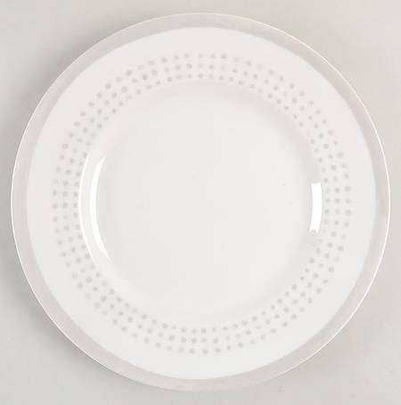 Charlotte Street North Grey Accent Luncheon Plate