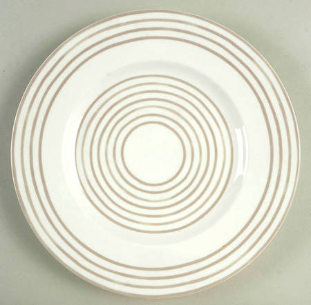 Charlotte Street North Grey Accent Luncheon Plate