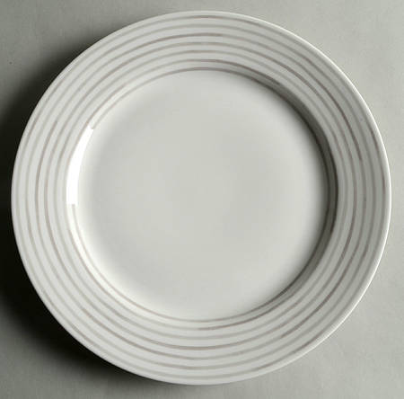 Charlotte Street North Grey Dinner Plate