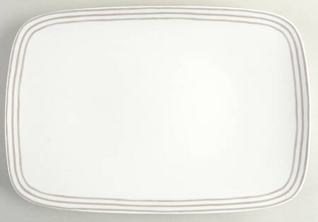 Charlotte Street North Grey 15" Oblong Serving Platter