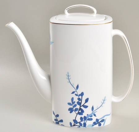 Birch Way Indigo Coffee Pot & Lid
