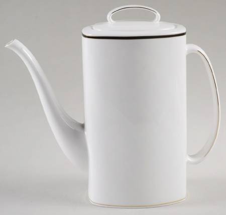 Library Lane Black Coffee Pot & Lid