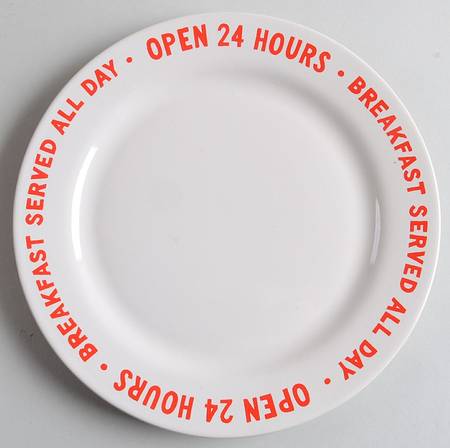 Order's Up Accent Salad Plate