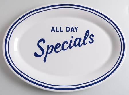 Order's Up 14" Oval Serving Platter